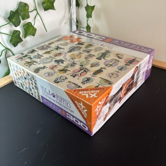 NEW Yoga Puppies 300 XL Piece Jigsaw Puzzle by Eurographics - Picture 4 of 5